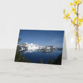Carte photo du lac Crater (Fleur jaune)