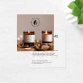 Carte photo du logo d'entretien des bougies (Bureau)