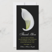 Carte photo du Merci commémoratif Sympathy - Lily (Devant)