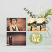 Carte photo du MERCI de des diplômes scolaires (Debout devant)