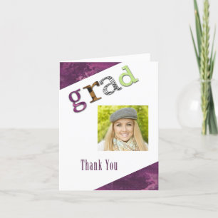 Carte photo du Merci de diplôme