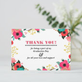 Carte photo du Merci de diplôme (Debout devant)