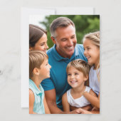 Carte photo du message de jour du père personnalis (Dos)