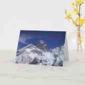 Carte Photo du Mont Everest (Fleur jaune)