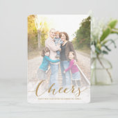 Carte photo du Nouvel An (Debout devant)