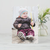 Carte photo du Nouvel An à l'aide d'un script (Debout devant)