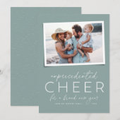 Carte photo du Nouvel An de 2021 sans précédent (Devant / Derrière)