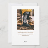 Carte photo du Nouvel An de Fireworks dessiné à la (Dos)