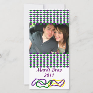 Carte photo du parti Mardi Gras