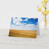 Carte Photo du paysage rural du Dakota du Sud (Fleur jaune)