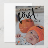 CARTE PHOTO DU PREMIER BÉBÉ (Devant / Derrière)