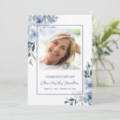 Carte photo du service commémoratif (Debout devant)