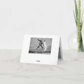 Carte photo élégant moderne de Merci de mariage de (Dos)