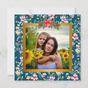 Carte photo élégante moderne pour la fête des mère