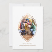 Carte Photo En Bois Et Blanc Minimal Moderne (Devant)