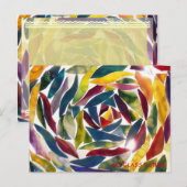 Carte photo en verre d'art fin moderne (Devant / Derrière)