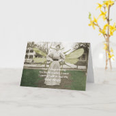 Carte Photo et citation d'une femme d'insectes Fidgety d (Fleur jaune)