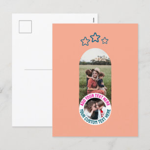📸 Carte photo et de message personnalisée - Texte