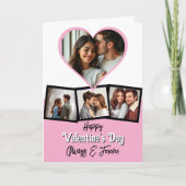 Carte Photo et texte personnalisés Saint Valentin (Devant)