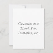 Carte photo étoile de David bleue (Dos)