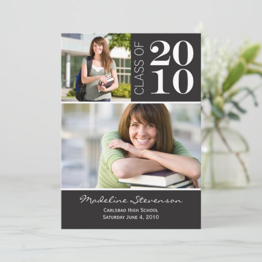 Carte photo Faire-part (Debout devant)