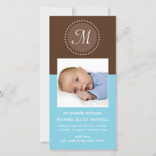 Carte photo Faire-part bébé