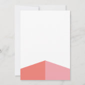 Carte photo Faire-part de naissance Aztec Baby Gir (Dos)