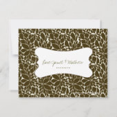 Carte photo Faire-part de naissance élégant (Dos)