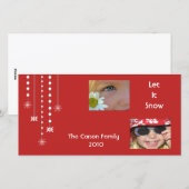 Carte photo fait sur commande accrochant de (Devant / Derrière)