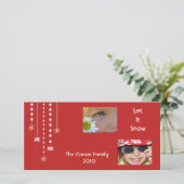 Carte photo fait sur commande accrochant de (Debout devant)