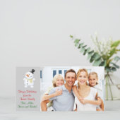 Carte photo famille Noël (Debout devant)