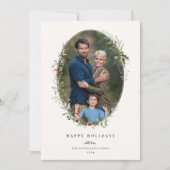 Carte photo Festif Foliage Flat (Devant)