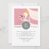 Carte photo Fête des mariées Merci (Devant)