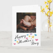 Carte Photo Fête des mères (Fleur jaune)