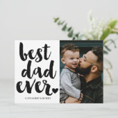 Carte Photo Fête des pères moderne (Debout devant)