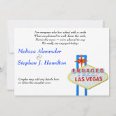Carte photo Fiançailles Las Vegas (Dos)