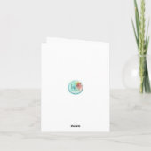 Carte photo Fleur sauvage du Texas (Dos)