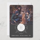 Carte photo fleuri de vacances de joint de bonne (Devant)