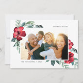 Carte photo Fleurs vacances (Devant)