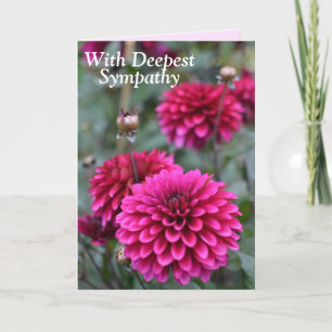 Carte Photo Florale Dahlia Rose Avec La Plus Grande Symp