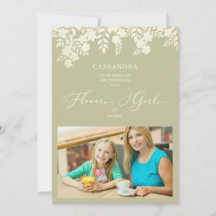 Carte Photo Flower Proposition Fleur Cadre Floral