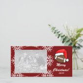 Carte photo - Football de Noël (Debout devant)