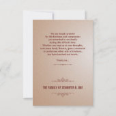 Carte photo funèbre de Merci (Dos)