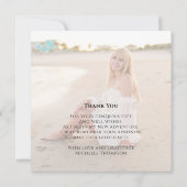 Carte Photo Gold et Black Graduation (Dos)