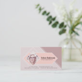 Carte photo graphique mou de diamant de rose en (Debout devant)