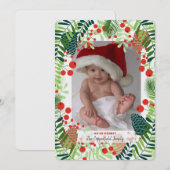 Carte photo gras de vacances (Devant / Derrière)