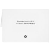 Carte photo Greyhound (Dos Horizontal)