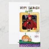 Carte photo Halloween (Devant / Derrière)