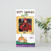 Carte photo Halloween (Debout devant)