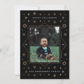 Carte photo Halloween moderne et amusante avec des (Devant)